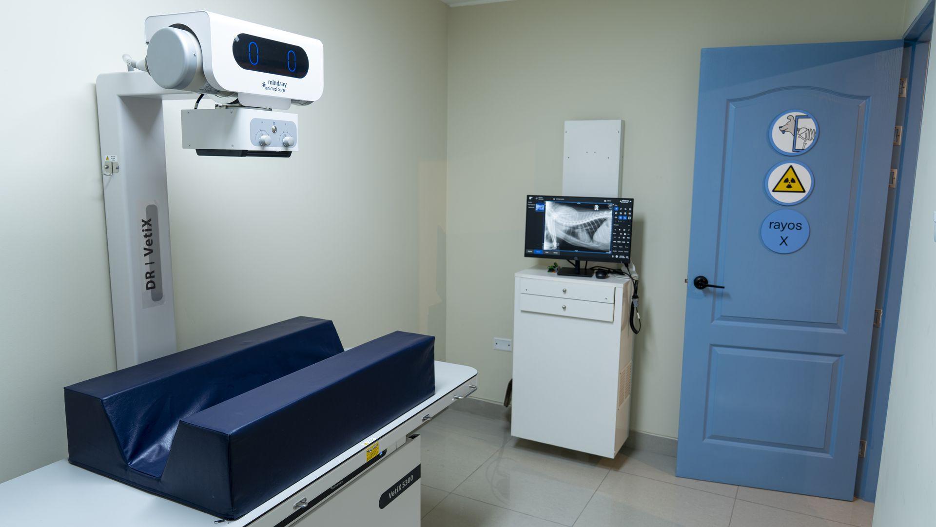 Sala de rayos X en HeyVet El Polo Rayos X HeyVet El Polo