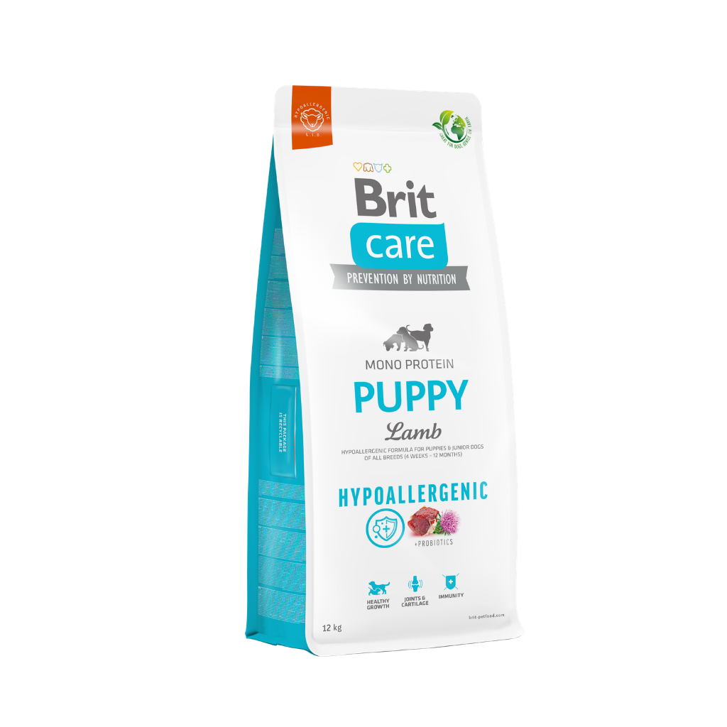 Brit Care Dog Hypoallergenic Puppy Lamb-12Kg-Seco-Perro