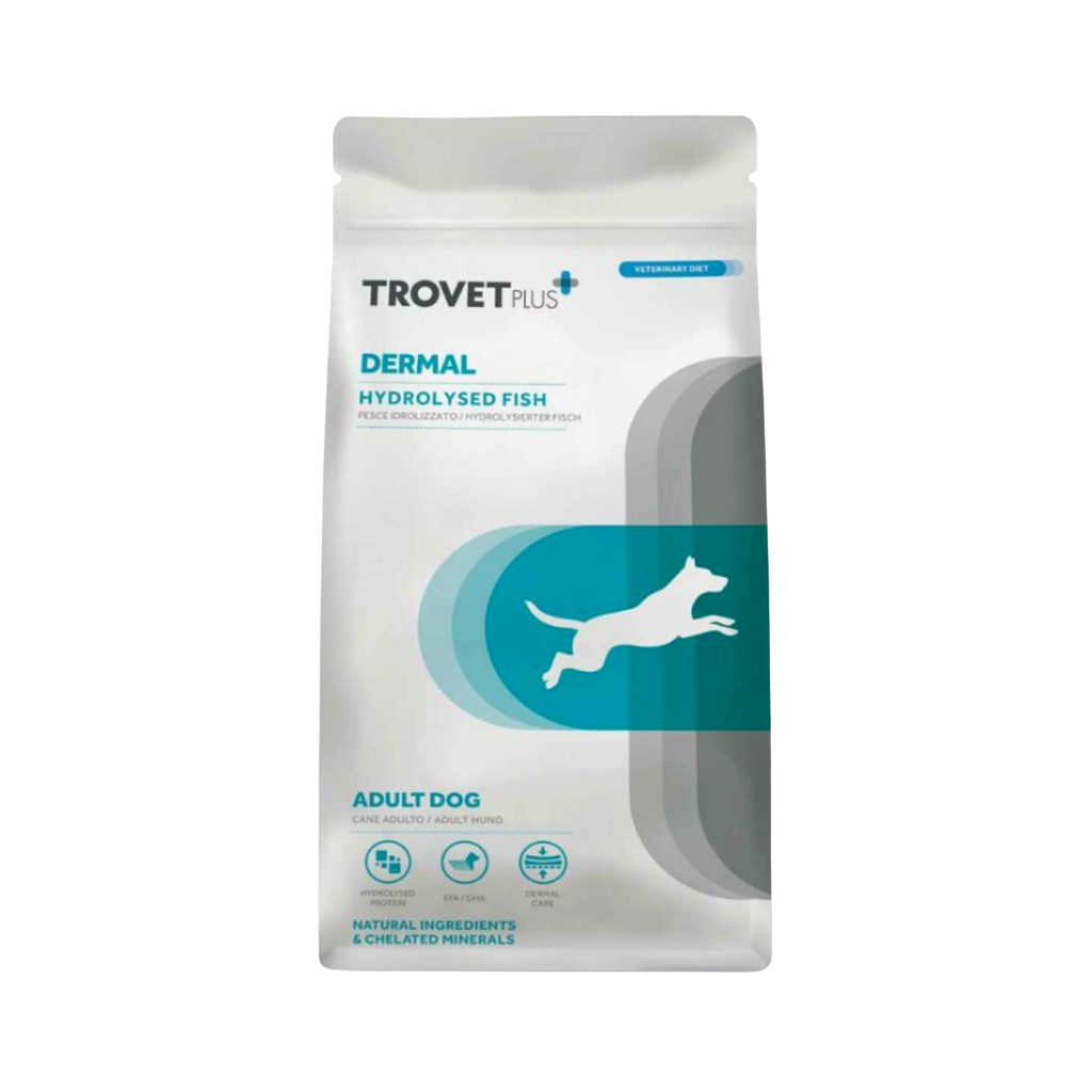 Trovet+ Adult Dog Dermal Hydrolysed Fish Veterinary Diet -3Kg-Seco-Perro