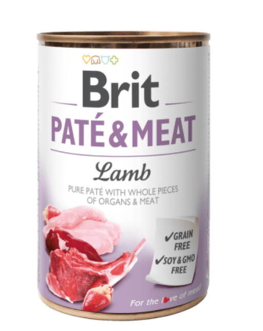 Brit Paté & Meat Lamb 400g-Lata-Perro