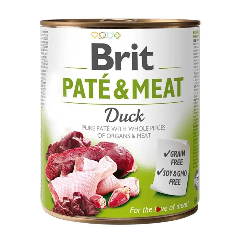 Brit Paté & Meat Duck 800g-Lata-Perro