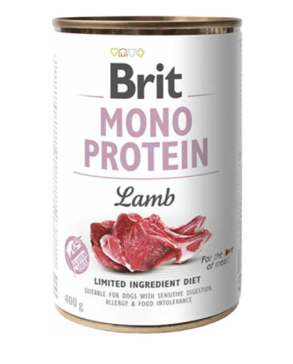 Brit Mono Protein Lamb 400g-Lata-Perro