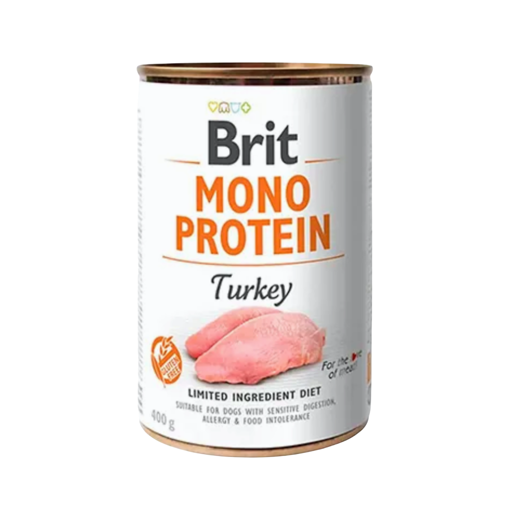 Brit Mono Protein Turkey 400g-Lata-Perro