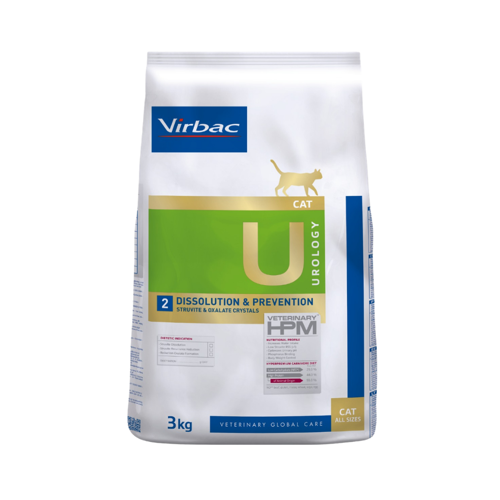 Virbac HPM Urology Struvite Dissolution & Prevention Cat 3kg