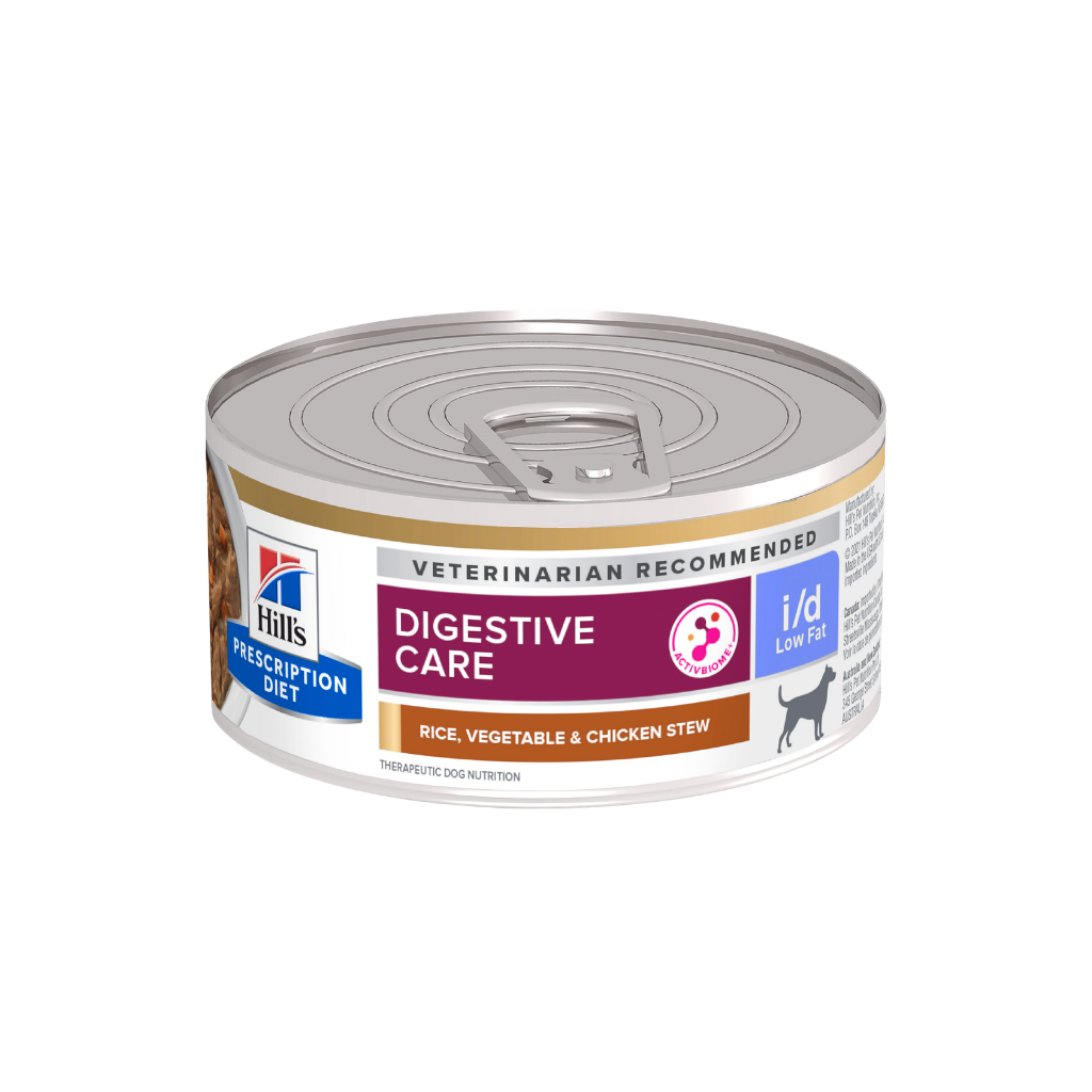 Hills PD Canine I/D Low Fat CKN&VG Stew - Lata 156g