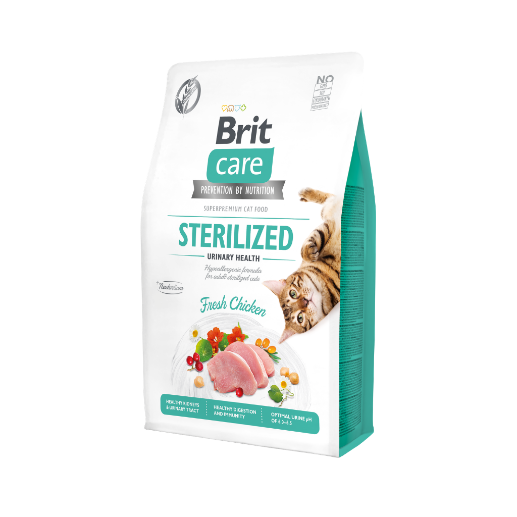 Brit Care Cat Sterilized Urinary Health-2Kg-Seco-Gato