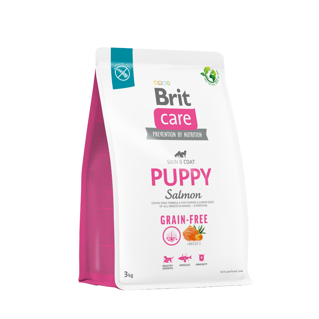 Brit Care Dog Grain-Free Puppy Salmon-3Kg-Seco-Perro