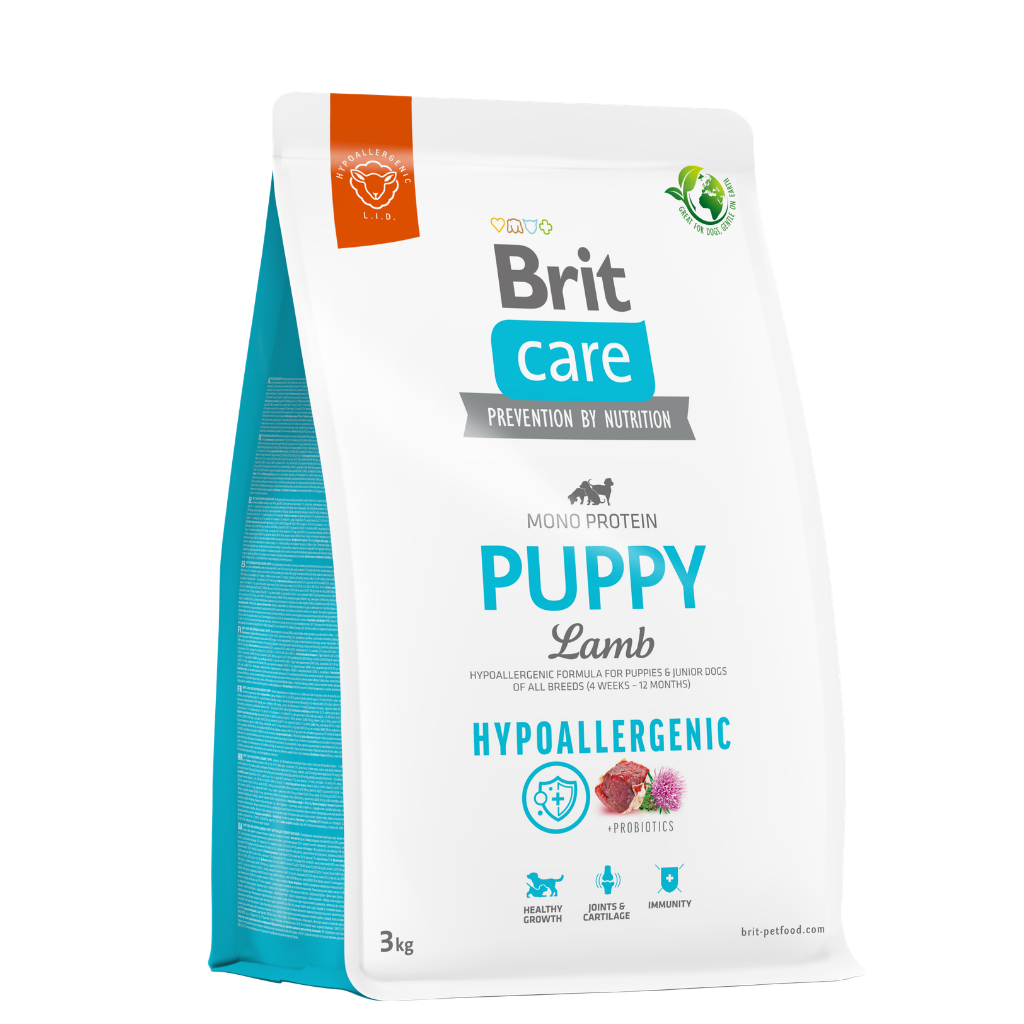Brit Care Dog Hypoallergenic Puppy Lamb-3Kg-Seco-Perro