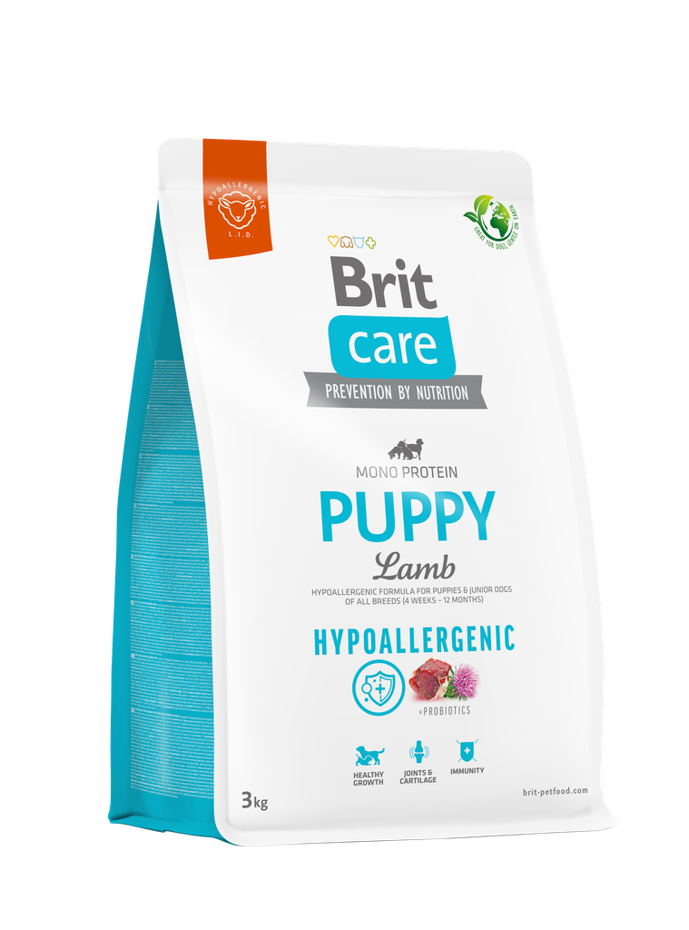 Brit Care Dog Hypoallergenic Puppy Lamb-3Kg-Seco-Perro