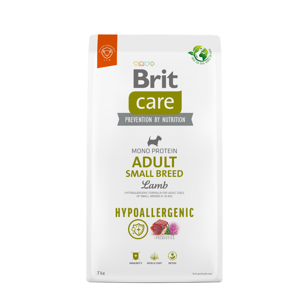 Brit Care Dog Hypoallergenic Adult Small Breed-7Kg-Seco-Perro