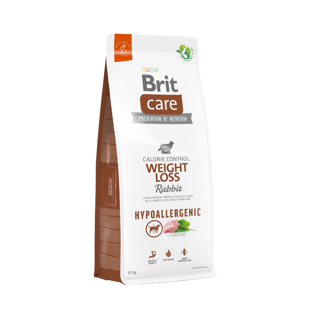 Brit Care Dog Hypoallergenic Weight Loss Rabbit-12Kg-Seco-Perro