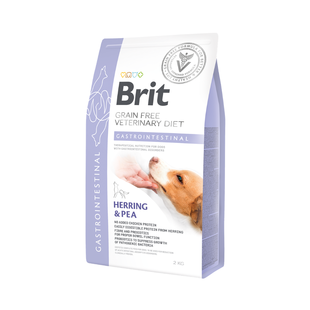 Brit GF Vet Diets Dog Gastrointestinal-2Kg-Seco-Perro