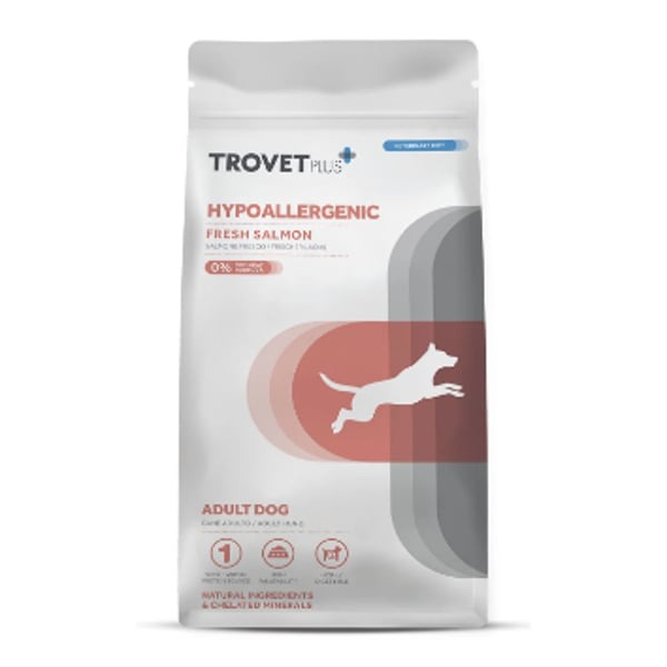 Trovet+ Adult Dog Hypoallergenic Fresh Salmon Veterinary Diet -3Kg-Seco-Perro