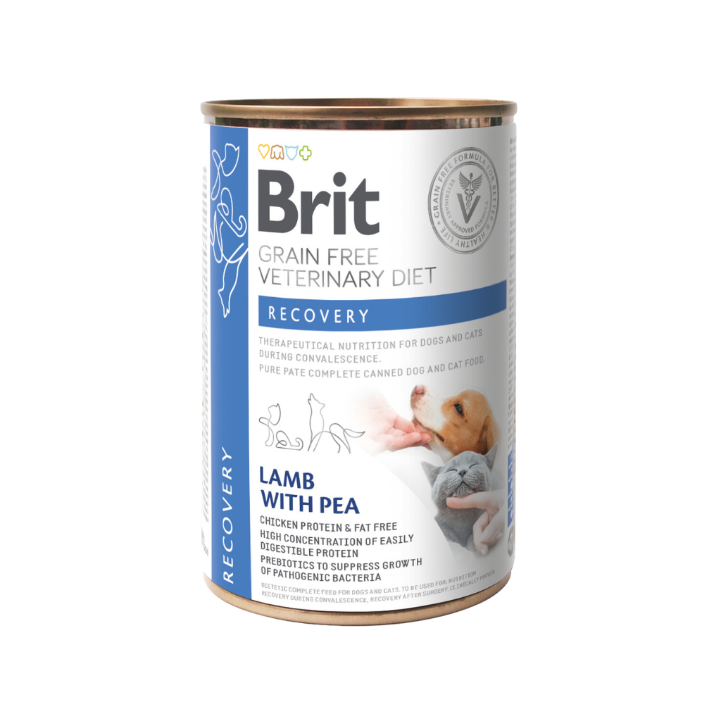 Brit GF Vet Diets Dog /Cat Can Recovery 400 Gr