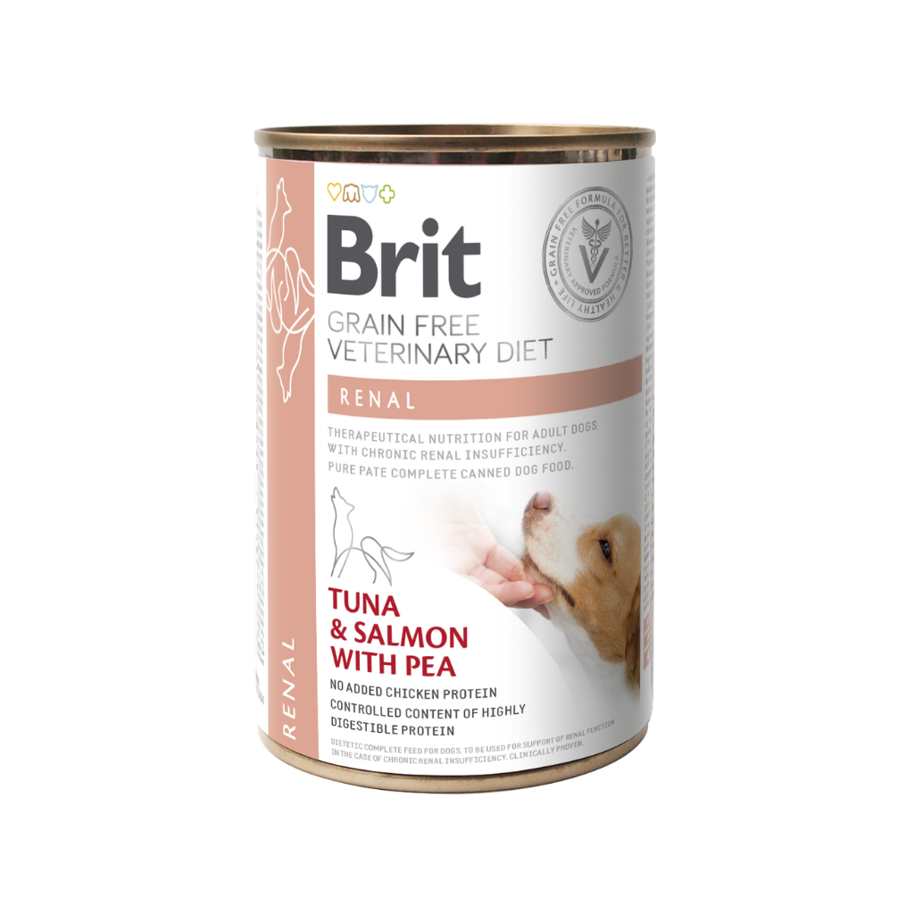 Brit GF Vet Diet Dog Canned Renal (lata)-0.4Kg-Humedo-Perro