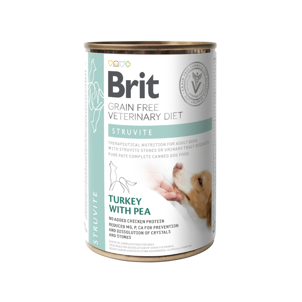 Brit GF Vet Diets Dog Can Struvite- 0.4kg - Lata - Perro