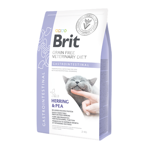 [12211] Brit GF Vet Diets Cat Gastrointestinal-2Kg-Seco-Gato