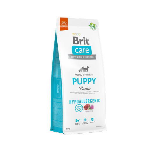 [12802] Brit Care Dog Hypoallergenic Puppy Lamb-12Kg-Seco-Perro