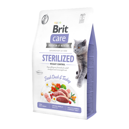 [12475] Brit Care Cat Sterilized Weight Control-2Kg-Seco-Gato
