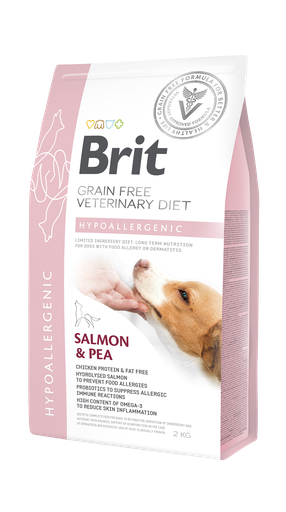 [12191] Brit GF Vet Diets Dog Hypoallergenic-2Kg-Seco-Perro