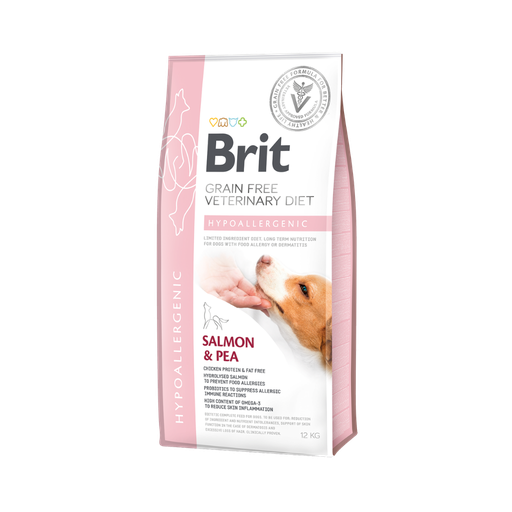 [12190] Brit GF Vet Diets Dog Hypoallergenic-12Kg-Seco-Perro